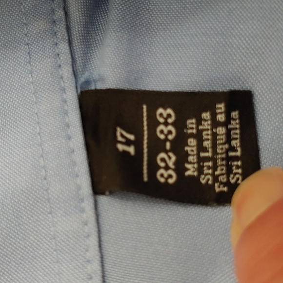 Nordstrom Men's Size 17 32/33 Traditional Fit Long Sleeve Buttondown - Picture 6 of 7